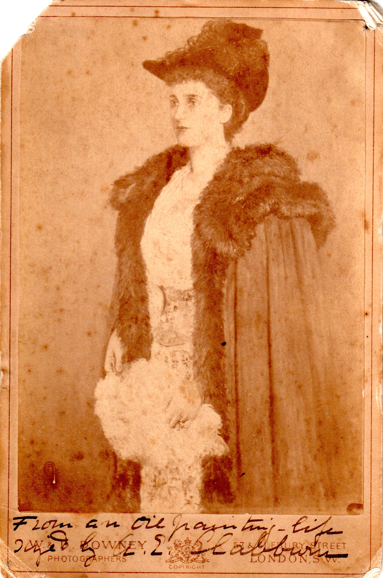 A.E. Clabburn portrait of Bertha Tufnell