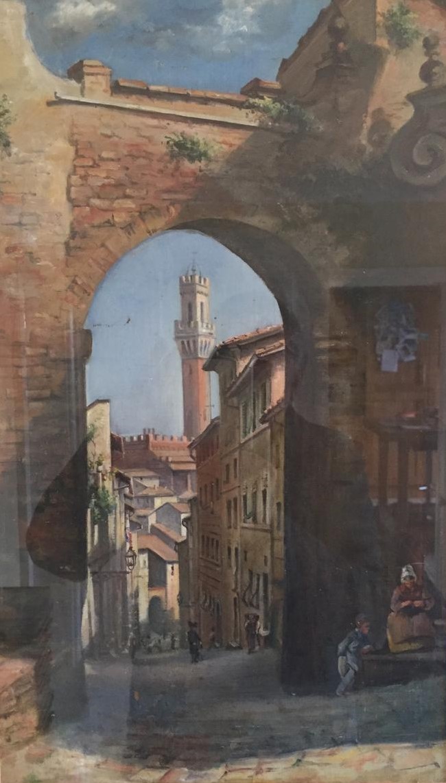 Geale - View through Arch to Palazzo Veccio Florence